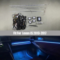 Inter Car Ambient Light Suitable for Lexus IS 2013-2017 Ambient Light Dashboard Trim Light Rear Door Outline Light Footwell Lamp