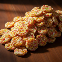 Kerupuk Gerandong Warna mentah kiloan 1 Kg paling murah Krupuk makanan Pedo