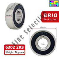 BRIO BEARING 6302-2RS 1pc BANTALAN LAHER KLAHER