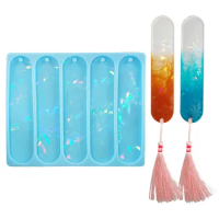 Crystal Epoxy Resin Silicone Mold DIY Holographic Bookmark
