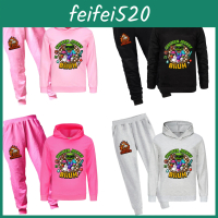 Chicken Jockey Kids Sportwear Set With Cartoon Pattern And Cotton For Daily Playtime