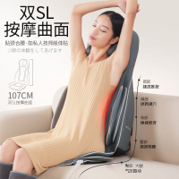 按摩靠墊 日本富士多功能按摩墊全身揉捏頸椎腰背臀腿部腰椎按摩器儀椅靠墊