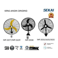 SEKAI Kipas Angin Dinding IWF 2025 / IWF 2625 / IWF 3025 / IWF 2639 / IWF 3077 / IWF 2038 - Bahan Al