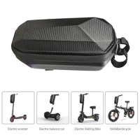New Scooter Bag PU Waterproof Bag Large Capacity Electric Skateboard Front Bag Riding Storage Bag Cycling Accessories