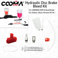Hydraulic Brake Bleed Kit for Shimano Tektro Hydraulic Brake, Mineral Oil, Basic Bleed Tool Kit