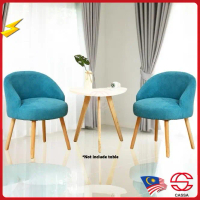 Cassa Scandinavian Nordic Yomi Arm Wing Office Cafe Dining Chair Lounge Sofa Fabric 1 Seater 2 Seate