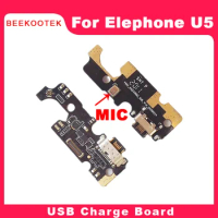 BEEKOOTEK New Original Elephone U5 MIC USB Board Charge Dock Plug Microphone Replacement For Elephone U5 Mobile Phone