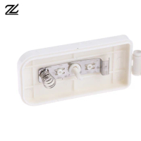 Double Compartments Universal Battery Box for Gas Water Heater Accessories Parts Plastic Double Battery Case(white)
