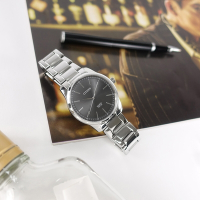CITIZEN 星辰表 / BH5001-56H / 簡約時尚 礦石強化玻璃 日本機芯 不鏽鋼手錶-灰色/42mm