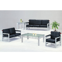 【 IS空間美學】布卡洛爾鋼管沙發組椅(2023B-313-1) 布沙發/皮沙發/沙發/L型沙發/椅子