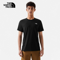 The North Face M REAXION PLUS S/S TEE - AP 男 短袖上衣-黑-NF0A7WCWJK3