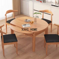 Breakfast Modern Dining Table Round Space Savers Centerpiece Hall Dining Table Hospitality Kitchen Table Basse Home Furniture