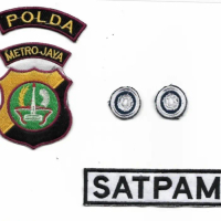 Premium Atribut Dasar Satpam/Security - Bordiran