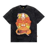 MF CARTOON TEE // AVATAR // AANG // OVERSIZE // ACID WASH