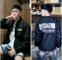 Áo Khoác Gió Bomber Nam Nữ in d2 milano 2 mặt ,Hàng 2 Lớp Trẻ Trung Năng Động cho Phong Cách Thời Tr