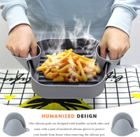 +new product[ Air Fryer Accessories  Instant Pot Silicone Baking Tray Silicone Pot Air Fryer Silicone Pot