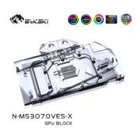 Bykski Full Cover GPU Water Cooling RGB Block w/ Backplate for MSI RTX3070 VENTUS N-MS3070VES-X