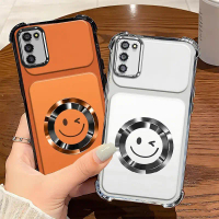 Suitable for[Samsung A02S,Samsung A03S] phone case TPU Anti-drop Anti-slip Smiling face Anti-fingerp