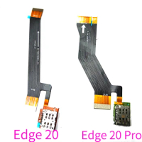 For Motorola Moto Edge 20 Pro Sim Card Reader Holder Connector Board Flex Cable