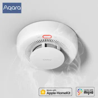 Aqara Smart Smoke Detector Sensor Zigbee 3.0 High Sensitive Local Remote Multi Devices Group Alarm Work with Apple Homekit Mijia