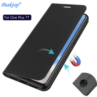 For OnePlus 7T 7T 8 Pro Flip Leather Magnetic Cover for Oneplus 7 7 Pro 1+7T 1+6T 8pro Slim Book Wallet Phone Case Card Slot