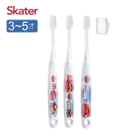 Skater 迪士尼Disney 兒童牙刷 3入組(3-5歲)-閃電麥坤