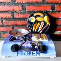Mainan Anak Kompor mainan Frozen LED Masak masakan