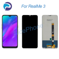 For RealMe 3 LCD Display Touch Screen Digitizer Replacement RMX1821/25,1821 6.22" RealMe 3 Screen Display LCD
