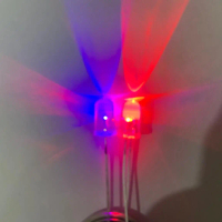 Led 5mm Kedip 2 warna merah-biru dan merah-hijau