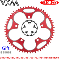 VXM 130BCD 38T-60T MTB road Bike Chainring Narrow Width for Shimano 5700 6700 Crank Set Ring Crown 130 BCD Super Light bike Part