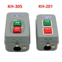 Nút Ấn Nhấn Giữ Bật Tắt KH-201, KH-305  - Công Tắc ON/OFF Điều Khiển Thiết Bị, Động Cơ Điện