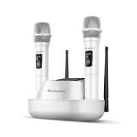 Hot White KTV Professional Self-charging HIFI Portable Handheld M7 Karaoke Microphone Wireless Home Condenser Microphone