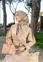 Buttonscarves Nada 3 Voile Square - Deep Talk