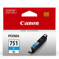 【Canon】官方直營 CLI-751XL-C 原廠藍色高容量墨水匣(MG5570/MG5670/MG6370/MG7570/MG7170/iX6770)