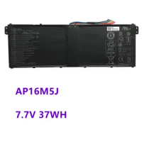 New AP16M5J Laptop Battery for Acer Aspire 1 A114-31 For Aspire 3 A315-21 A315-51 A515-51 A315 KT.00205.004 AP16M5J 7.7V 37WH