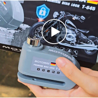 Motomax Disk Lock ดิสล็อค ล็อคดิสเบรค ล็อคดิสเบรคมอเตอร์ไซค์ ระบบป้องกันการขโมย พร้อมเสียงเตือน คําแ