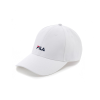 FILA 經典款六片帽/棒球帽-白色 HTY-1000-WT