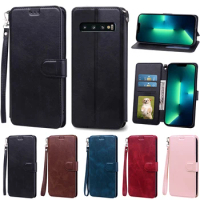 For Samsung Galaxy S10 S10e S10+ Case Wallet Leather Flip Cover Magnetic Phone Case For Samsung S10 Plus S 10 Galaxy S10e Shells