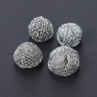 19mm Stainless Steel Combustion-Supporting Network Screen Dome Mesh Fire Pipe Special Tool Smoking Accessories10pcs/Lot