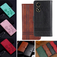 For Honor Play 50 Case Solid Color Printed Leather Flip Phone Case for Huawei Honor Play 50 Cover Coque Funda