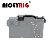 Niceyrig Cold Shoe Relocation Plate For Sony A6100/A6400 Camera Quick Release Cold Shoe Plate To Mount Microphone Shock