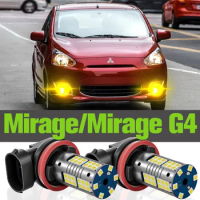 2x LED Fog Light Accessories Lamp For Mitsubishi Mirage G4 2012 2013 2014 2015 2016 2017 2018