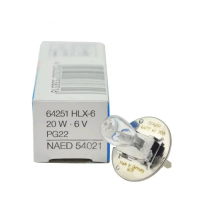 # OSRAM HLX 64251หลอดไฟฮาโลเจน Pg22 64251 HLX-6 Zeiss 20SL SL120 6V 20W โคมไฟกล้องจุลทรรศน์6v20w #