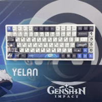 128 key Genshin Impact YELAN game PBT Keycaps Cherry Profile Personalized Keycap Cherry For MX Switch Mechanical Keyboard