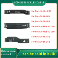 Main Motherboard Connector LCD Display Flex Cable For Samsung Galaxy Note 10 Lite Plus 20 4G 5G