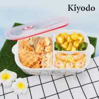 KIYODO陶瓷保鮮餐盒-3格-2入組(保鮮餐盒)