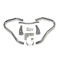 Motorcycle Highway Chrome Engine Guard Bumper Crash Bars Stunt Cage Frame Protector Fit For R18 1800 R 18 2020 2021