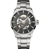MIDO 美度 官方授權 Multifort Skeleton Vertigo 縷空機械腕錶-M0384361106100/42mm