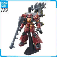 In Stock Original BANDAI GUNDAM HG 1/144 MS-06R ZAKU II GUNDAM Model Assembled Robot Anime Figure Action Figures Toys