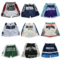 Magic Raptors Nets Basketball Pants High Street American Style Shorts Heat Warriors 76ers Pocket Tig